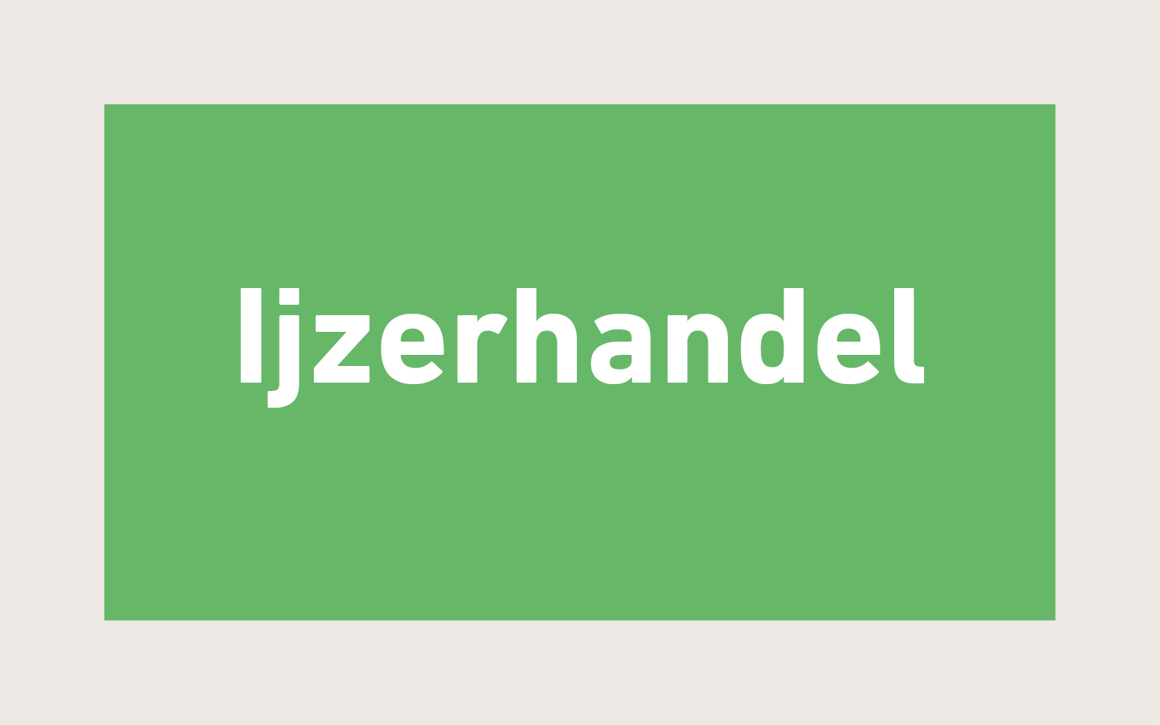 ijzerhandel