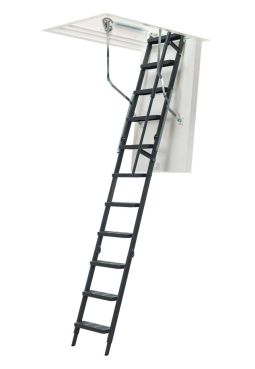 Escalier escamotable bois DOLLE clickFIX pliable en 2 parties, valeur U 0,49